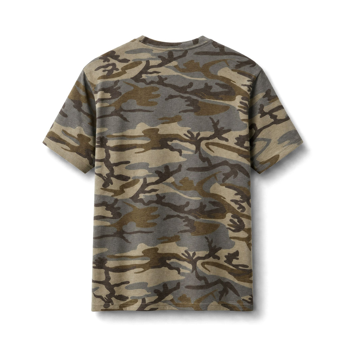 Camo Elks Tee — Cotton Center Graphic T‑Shirt