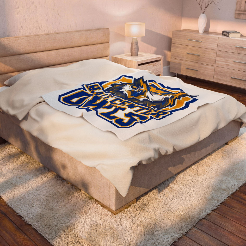 Hale Center Owls Velveteen Plush Blanket