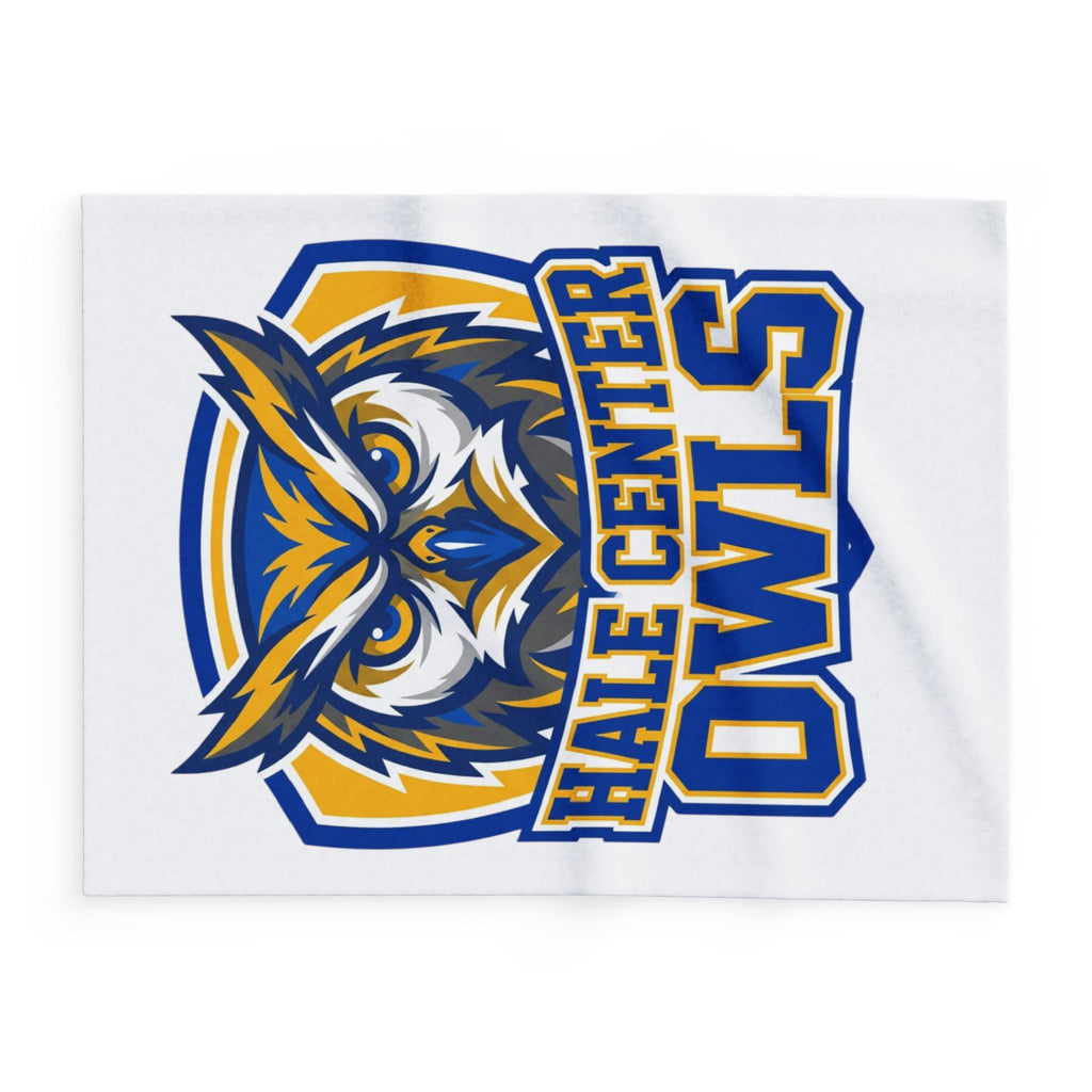 Hale Center Owls Fleece Blanket — School Mascot Cozy Throw