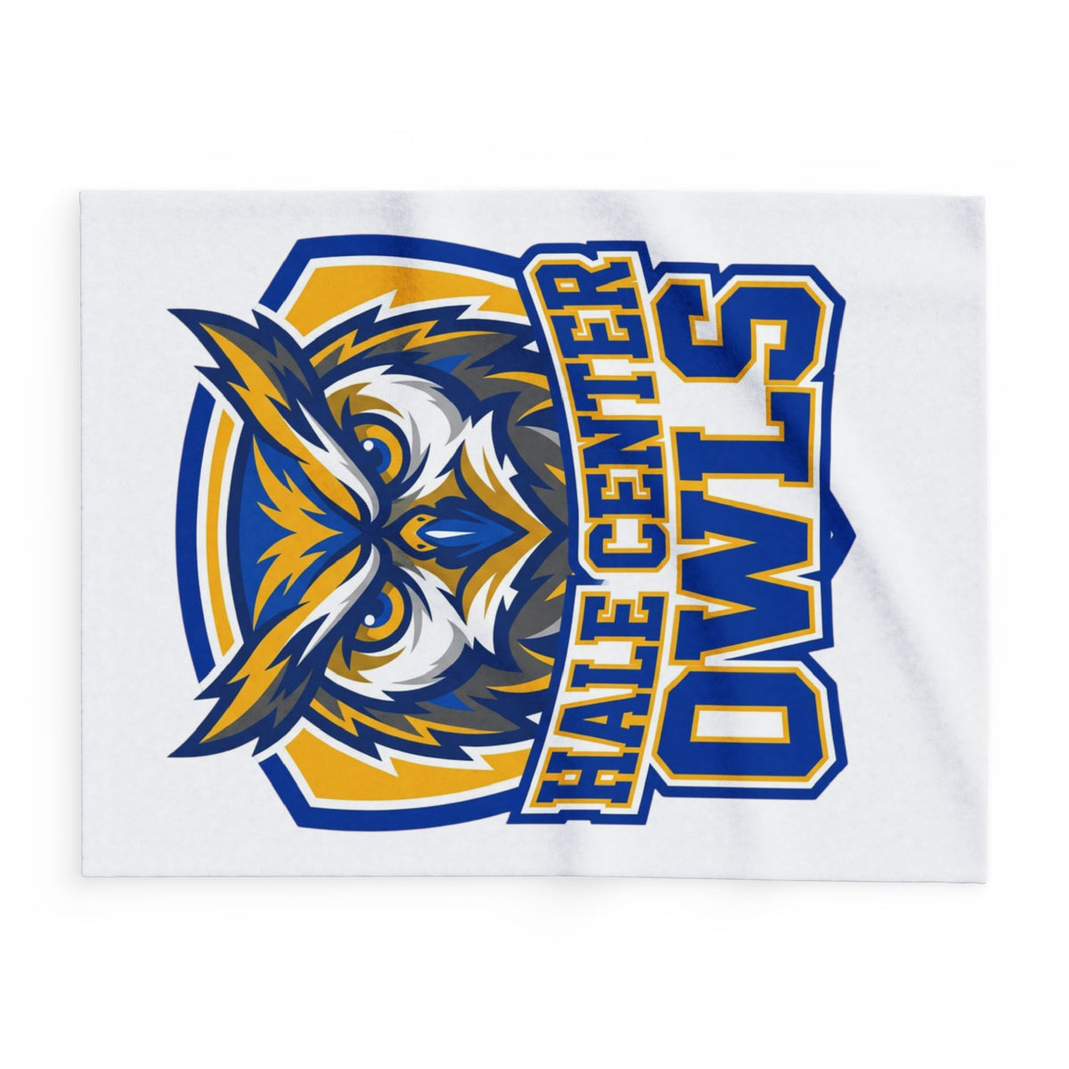 Hale Center Owls Fleece Blanket — School Mascot Cozy Throw
