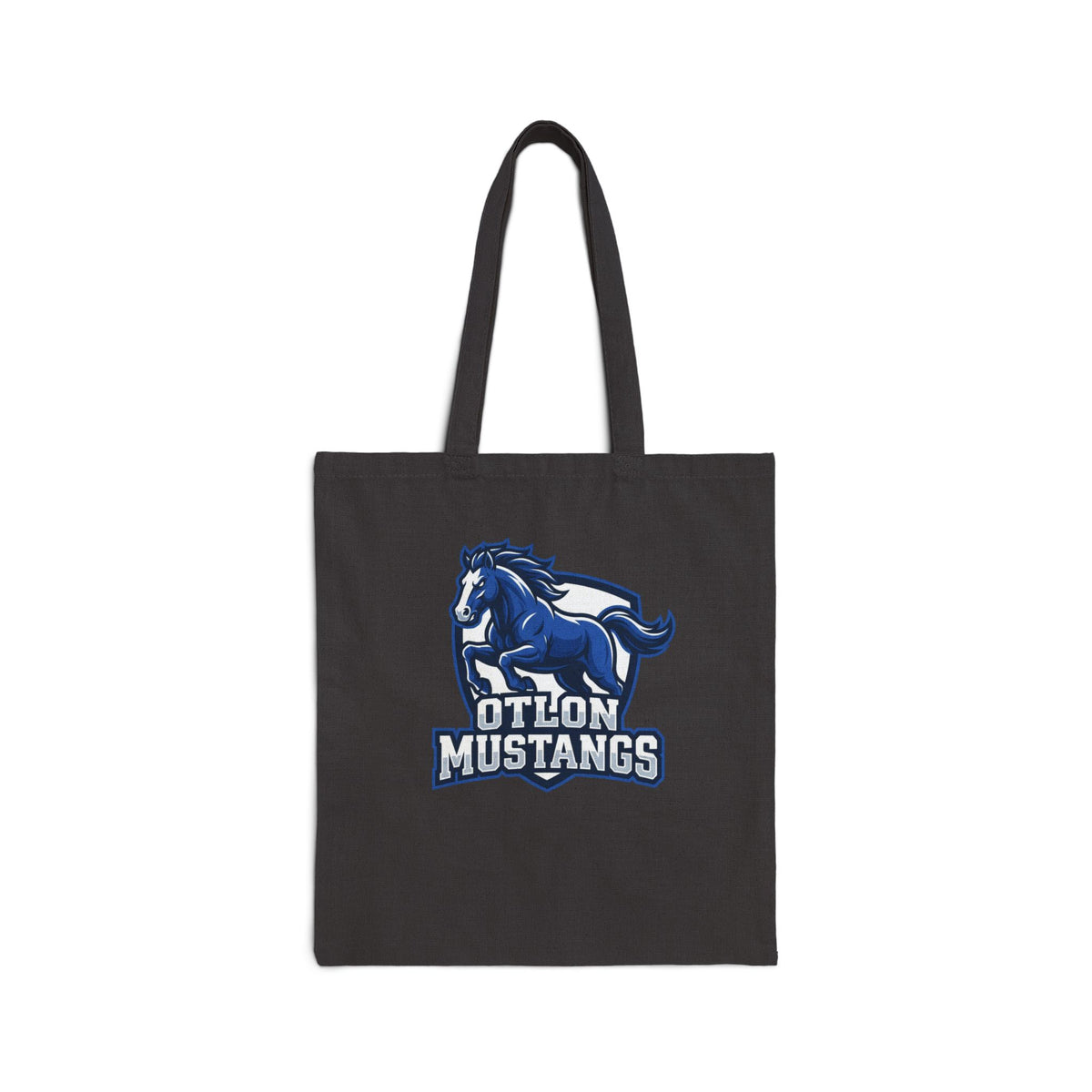 Mustangs Cotton Canvas Tote Bag – Otton School Spirit Tote