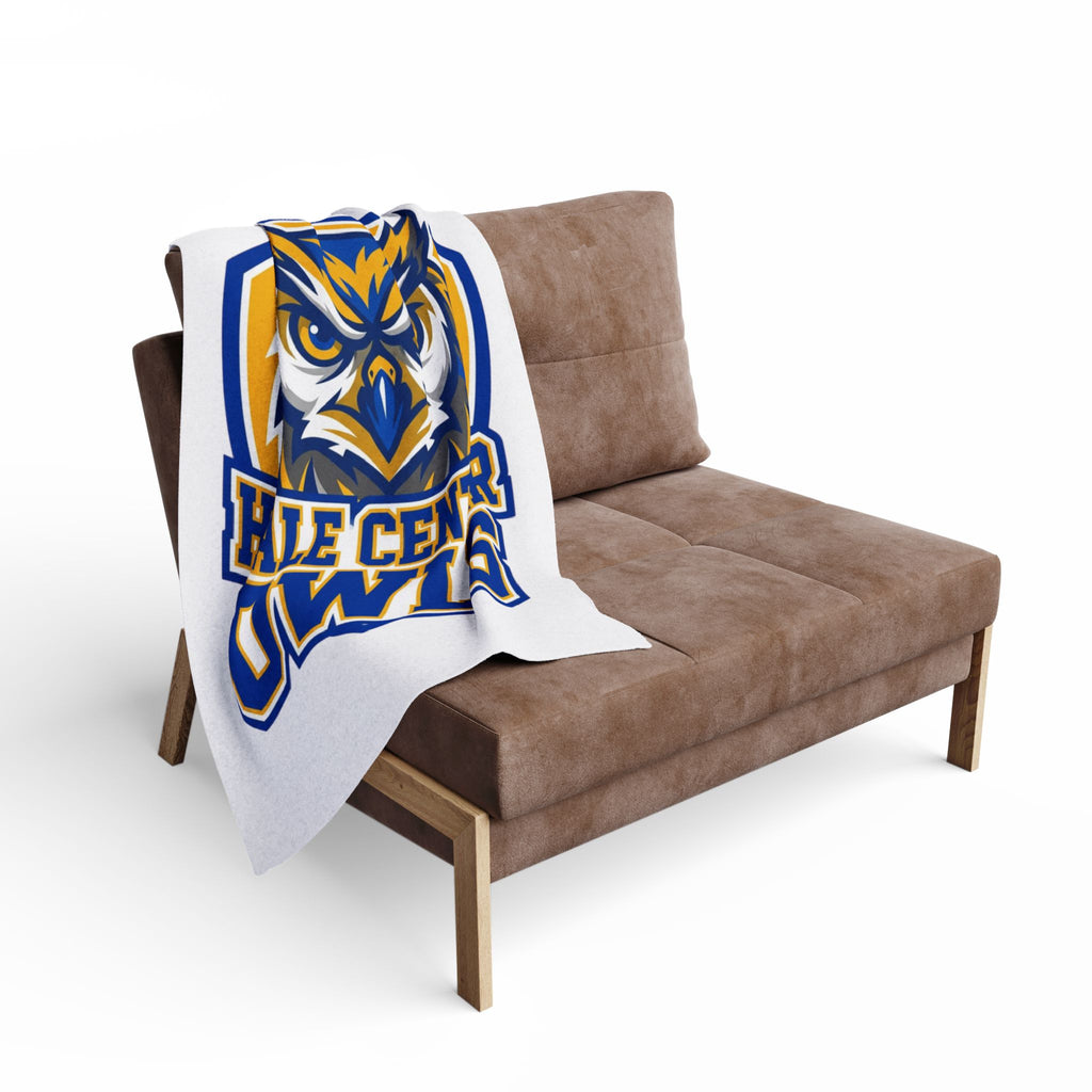 Hale Center Owls Fleece Blanket — School Mascot Cozy Throw
