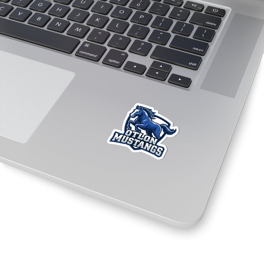 Mustang Mascot Kiss-Cut Sticker – Otlon Mustangs Team Logo