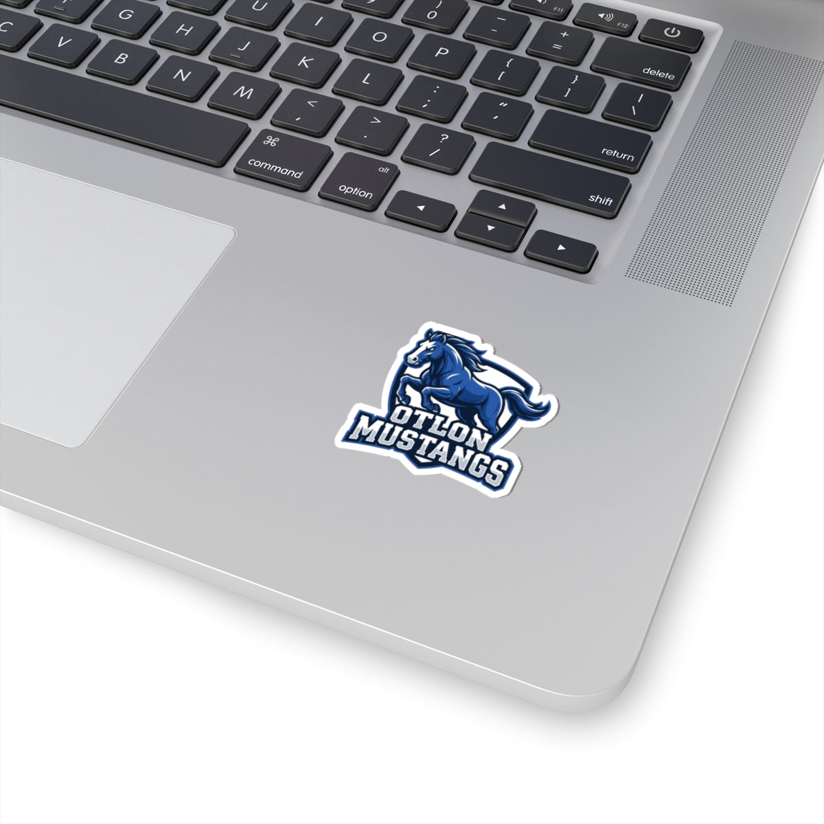 Mustang Mascot Kiss-Cut Sticker – Otlon Mustangs Team Logo