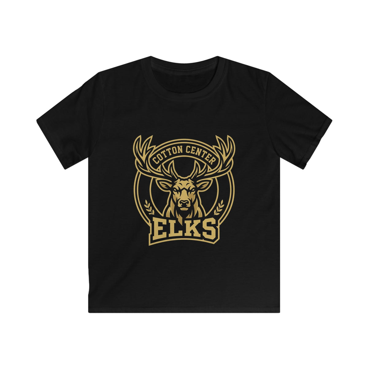 Kids Tee — Cotton Center Elks Mascot Shirt