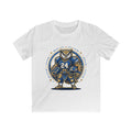Kids Football Owl Mascot T-Shirt — Number 24 Youth Tee
