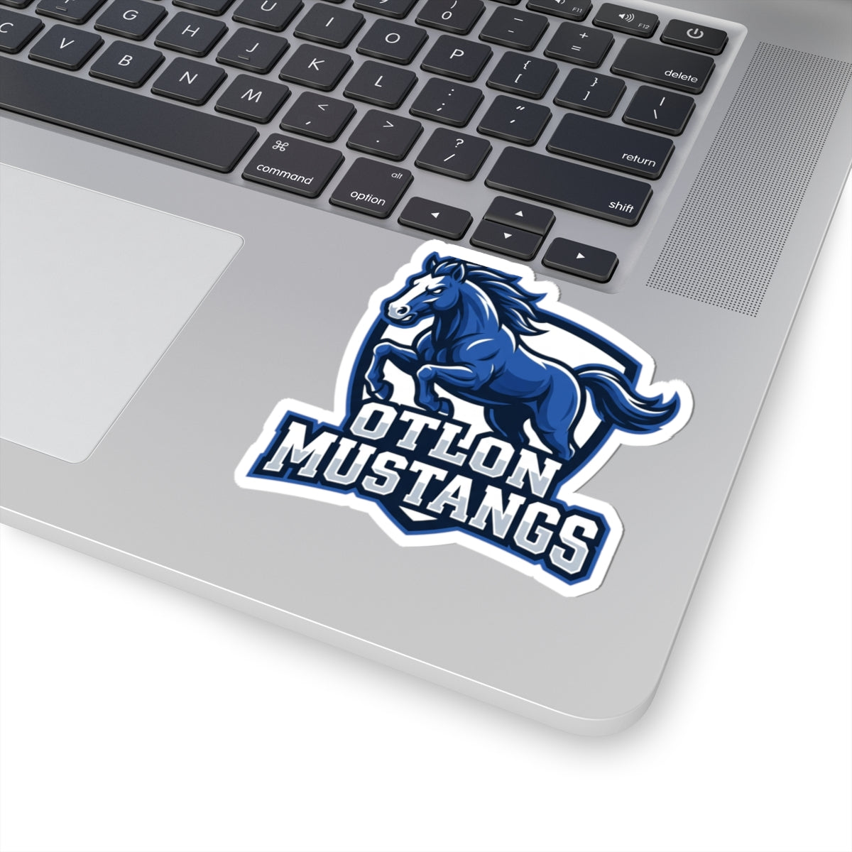 Mustang Mascot Kiss-Cut Sticker – Otlon Mustangs Team Logo