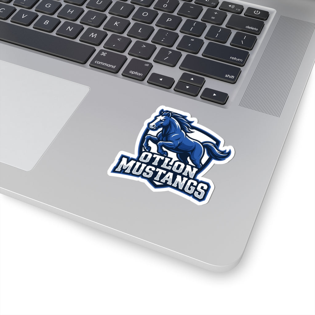 Mustang Mascot Kiss-Cut Sticker – Otlon Mustangs Team Logo