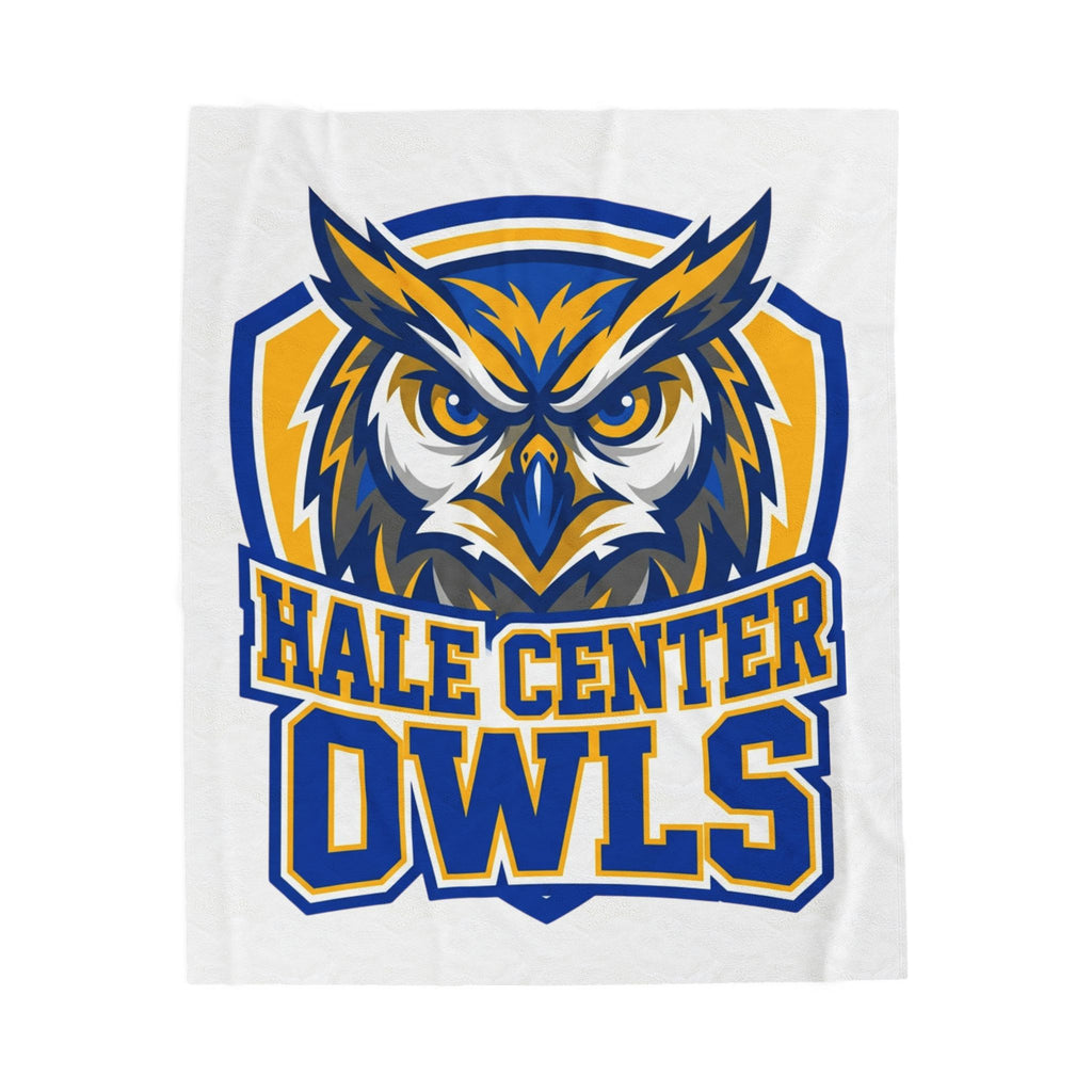 Hale Center Owls Velveteen Plush Blanket